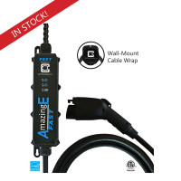 AmazingE FAST Level 2, 32 Amp EV Charging station Hardwired Cable Wrap Bundle, by ClipperCreek with ETL Safety and Energystar Certification