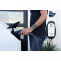 Plugging in Residential ClipperCreek HCS EV Charging Station